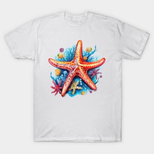 Orange Starfish T-Shirt